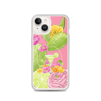 Apple iPhone Case Margarita / Lime Cactus Case / Rose Flowers iPhone Cover / Opuntia / Tequila / Flower / Free Shipping