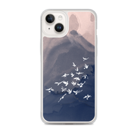 Apple iPhone Case Doves Flying / iPhone Case Mountain / Phone Case / iPhone Cover / Birds Flock / Free Shipping / Faith Inspirational