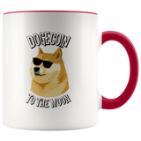Dogecoin To The Moon Mug