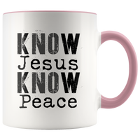 Know Jesus Know Peace Mug