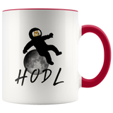 HODL Doge To The Moon Mug