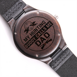 Father's Day Gift/ Hunting Dad Gift / Father Gift / Engraved Wooden Watch  / Wood Watch/ Free Shipping