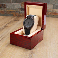 Father's Day Gift/ Dad Gift / Father Gift/ Engraved Wooden Watch / Free Shipping