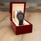 Father's Day Gift/ Hunting Dad Gift / Father Gift / Engraved Wooden Watch  / Wood Watch/ Free Shipping
