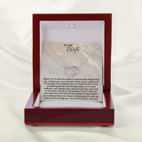 To My Wife Perfect Pair Necklace / Love Gift for Spouse