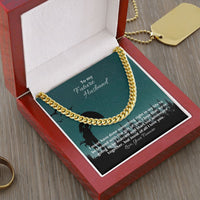 To My Future Husband Cuban Link Chain Necklace / Holiday Gift for Guy / Free Shipping