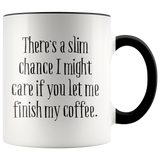 Slim Chance I Might Care Mug