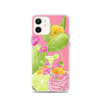 Apple iPhone Case Margarita / Lime Cactus Case / Rose Flowers iPhone Cover / Opuntia / Tequila / Flower / Free Shipping