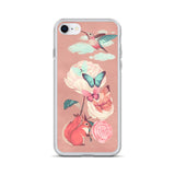 Squirrel Butterfly Humming Bird iPhone Case / Roses iPhone Cover / Dreamy Clouds / Apple iPhone Case / Free Shipping