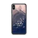 Apple iPhone Case Doves Flying / iPhone Case Mountain / Phone Case / iPhone Cover / Birds Flock / Free Shipping / Faith Inspirational