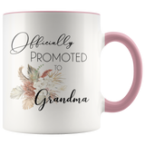 Grandma Officially Promoted Mug
