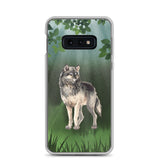 Samsung Galaxy Case Wolf in Nature / Phone Case / Samsung Cover / Wolf Forest