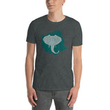 Elephant Short-Sleeve Unisex T-Shirt / Elephant Shirt / Pachyderm Tshirt / Free Shipping / Tusker / Gift Idea