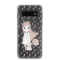 Samsung Galaxy Case Girl Love / Phone Case / Samsung Cover / Girl Love Hearts Flower