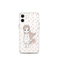 Apple iPhone Case Girl Love / Phone Case / iPhone Cover / Girl Love Hearts Flower