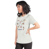 Meowmaste Short-Sleeve T-Shirt / Cat Yoga Shirt / Fun Tshirt / Funny Cat Shirt / Free Shipping / Namaste / Kitty Yoga