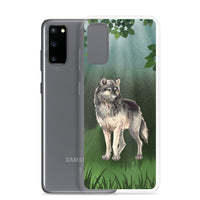 Samsung Galaxy Case Wolf in Nature / Phone Case / Samsung Cover / Wolf Forest