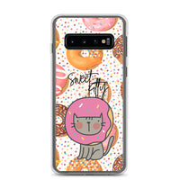 Sweet Kitty Samsung Galaxy Case / Donut Cat Galaxy Cover / Donut Kitty Cover / Doughnut Cat / Doughnut Kitty / Free Shipping / Fun Case