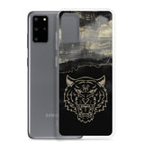Samsung Galaxy Tiger Case / Phone Case / Samsung Cover / Gold Tiger / Black & White / Free Shipping