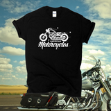 American Motorcycles Short-Sleeve T-Shirt / Motorcycle Shirt / Moto Tshirt / American Shirt / Free Shipping / Proud to Be An American / Cycle Shirt