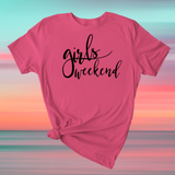 Girls Weekend TShirt / Fun Girls Shirt / Gal Pals / Fun Party Crew T-shirt / Free Shipping / Vacation Weekend Getaway