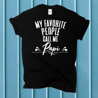 My Favorite People Call Me Papi Short-Sleeve T-Shirt