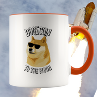 Dogecoin To The Moon Mug