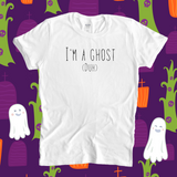 I'm A Ghost Duh T-Shirt / Funny Halloween Tshirt / Ghost Shirt / Halloween Costume Tee / Spooky Scary / Free Shipping