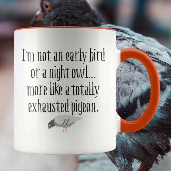 Exhausted Pigeon Mug