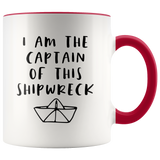 Captain of This Shipwreck Mug