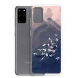 Samsung Galaxy Phone Case Doves Flying / Samsung Mountain / Galaxy Phone Cover / Birds Flock / Free Shipping / Faith Inspirational