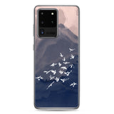 Samsung Galaxy Phone Case Doves Flying / Samsung Mountain / Galaxy Phone Cover / Birds Flock / Free Shipping / Faith Inspirational
