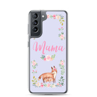 Samsung Galaxy Mama Case / Phone Case / Samsung Cover / Mama Fox with Pups / Flowers Case / Free Shipping / Kits Cubs