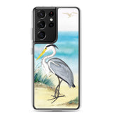 Heron Samsung Case / Beach Galaxy Cover / Tropical Phone Case / Seagull Cover / Birds Samsung Galaxy / Free Shipping
