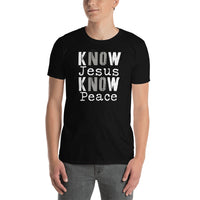 Know Jesus Know Peace Shirt / No Jesus No Peace Tshirt / Christian Tee / Inspirational Motivational Shirt / Free Shipping
