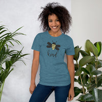Bee Kind Short-Sleeve T-Shirt / Be Kind Shirt / Bee Shirt / Free Shipping / Gift Tee / Bumble Bee