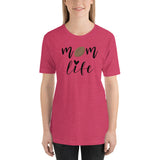 Football Mom Life T-Shirt / Sports Mom Tshirt / Mother Gift Shirt / Heart American Futbol Vida / Free Shipping