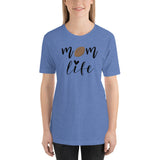 Football Mom Life T-Shirt / Sports Mom Tshirt / Mother Gift Shirt / Heart American Futbol Vida / Free Shipping