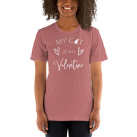 My Cat Is My Valentine Tshirt / Love My Cat / Love Cats / Valentine's Day / Valentines Shirt / Valentine Gift / Free Shipping / Kitty