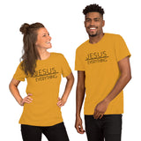 Jesus Above Everything Short-Sleeve Unisex T-Shirt / Jesus Tshirt / Christian Faith Shirt / Inspirational Motivational / Free Shipping