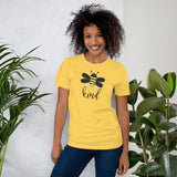 Bee Kind Short-Sleeve T-Shirt / Be Kind Shirt / Bee Shirt / Free Shipping / Gift Tee / Bumble Bee