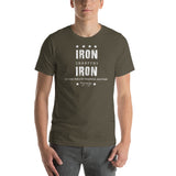 Iron Sharpens Iron Tshirt / Proverbs 27 17 / Free Shipping