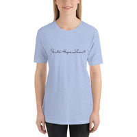 Faith Hope Love Tshirt / Inspirational Shirt / Motivational Tee / Faith Based / Free Shipping