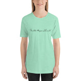 Faith Hope Love Tshirt / Inspirational Shirt / Motivational Tee / Faith Based / Free Shipping