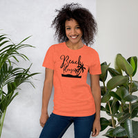 Beach Please Tshirt / Fun Beach Shirt / Palm Tree Waves Tee / Tropical Gift T-shirt / Summer Shirt / Free Shipping